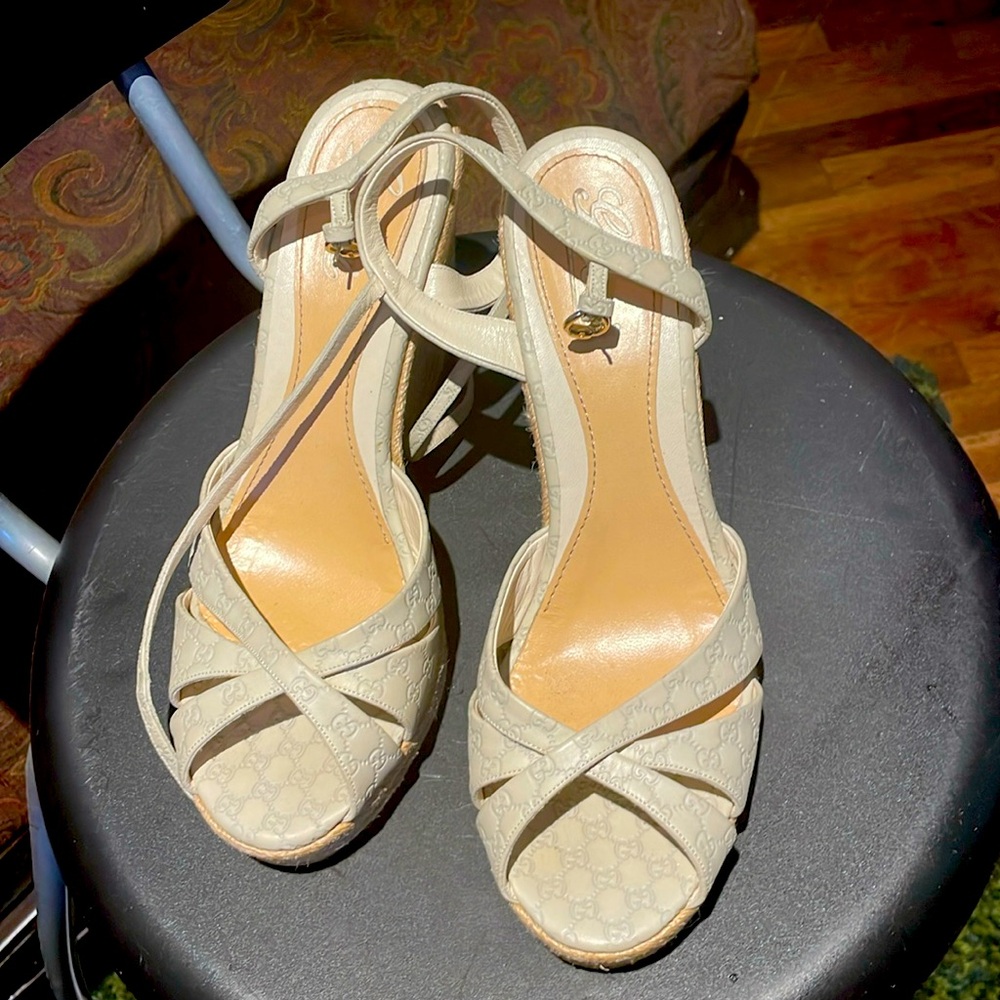 Gucci wedge shoes